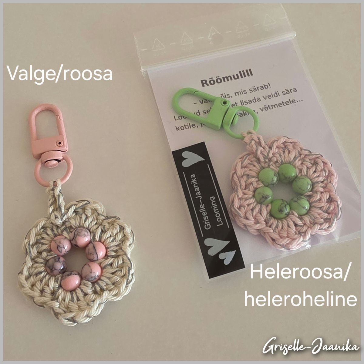 Ripats (valge või heleroosa)